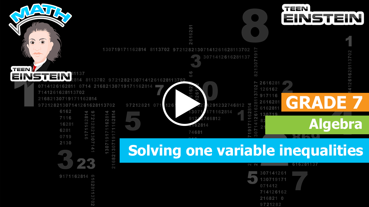 Expression and Equation Solving one variable inequality on a number line Interactive
